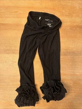Posh peanut cha cha Black Kids Leggings -